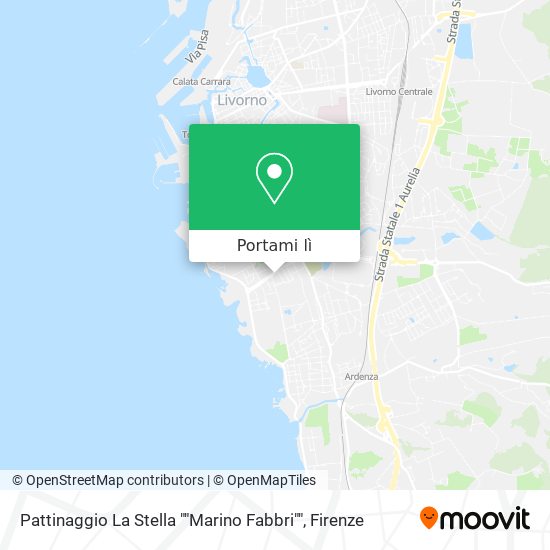 Mappa Pattinaggio La Stella ""Marino Fabbri""