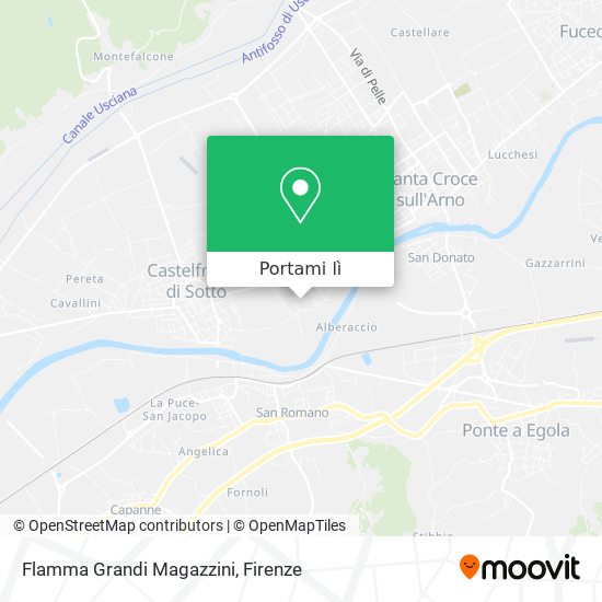 Mappa Flamma Grandi Magazzini