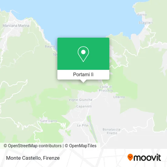 Mappa Monte Castello