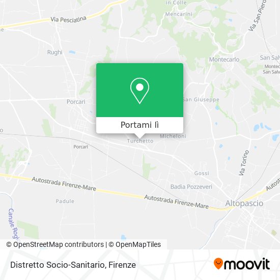 Mappa Distretto Socio-Sanitario