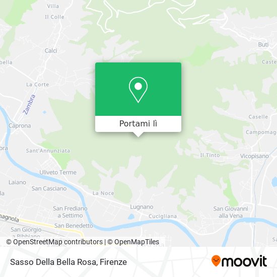 Mappa Sasso Della Bella Rosa