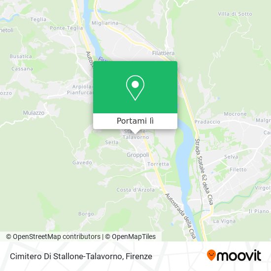 Mappa Cimitero Di Stallone-Talavorno