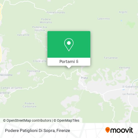Mappa Podere Patiglioni Di Sopra