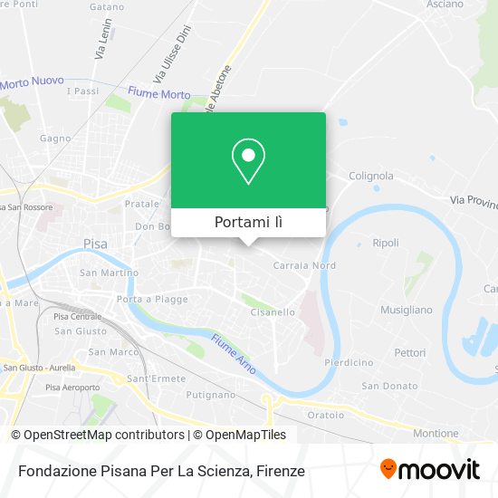 Mappa Fondazione Pisana Per La Scienza