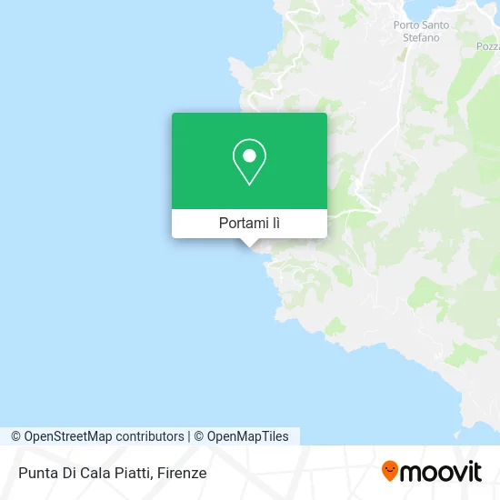 Mappa Punta Di Cala Piatti