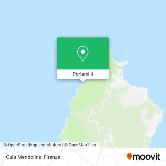 Mappa Cala Mendolina