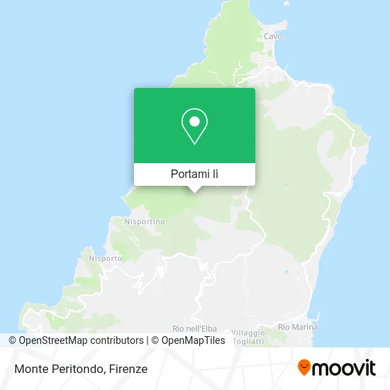 Mappa Monte Peritondo