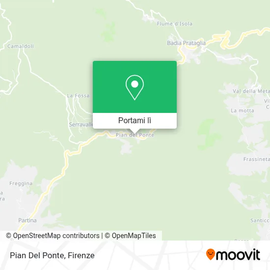 Mappa Pian Del Ponte