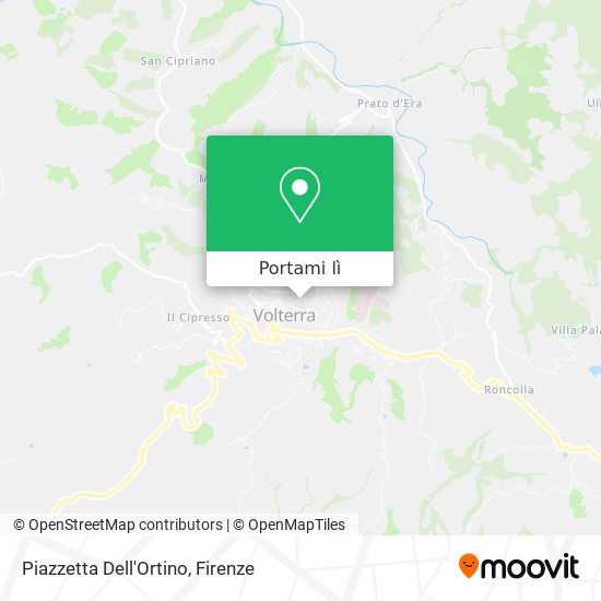 Mappa Piazzetta Dell'Ortino