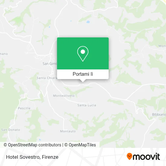 Mappa Hotel Sovestro