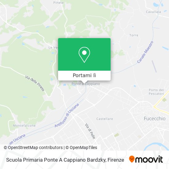 Mappa Scuola Primaria Ponte A Cappiano Bardzky