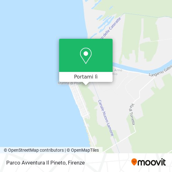 Mappa Parco Avventura Il Pineto