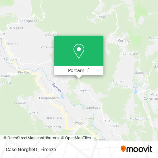 Mappa Case Gorghetti