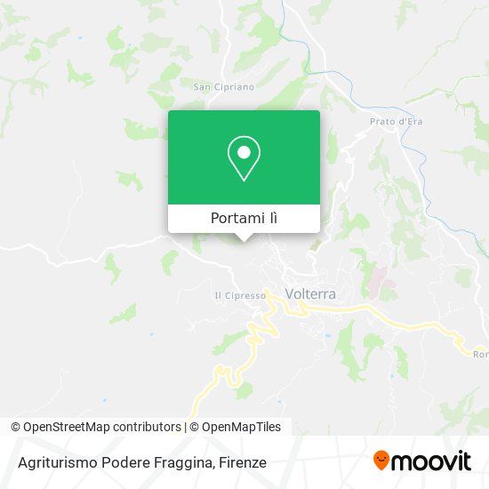 Mappa Agriturismo Podere Fraggina
