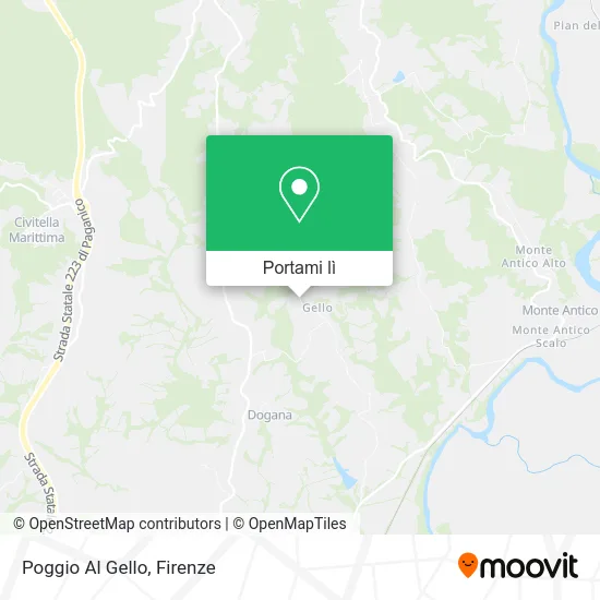 Mappa Poggio Al Gello