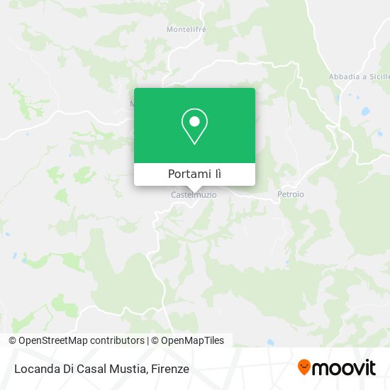 Mappa Locanda Di Casal Mustia