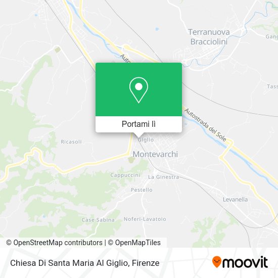 Mappa Chiesa Di Santa Maria Al Giglio