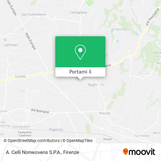 Mappa A. Celli Nonwovens S.P.A.