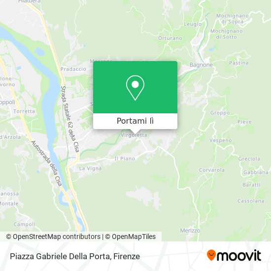Mappa Piazza Gabriele Della Porta