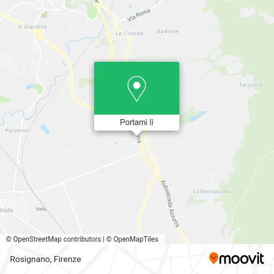 Mappa Rosignano