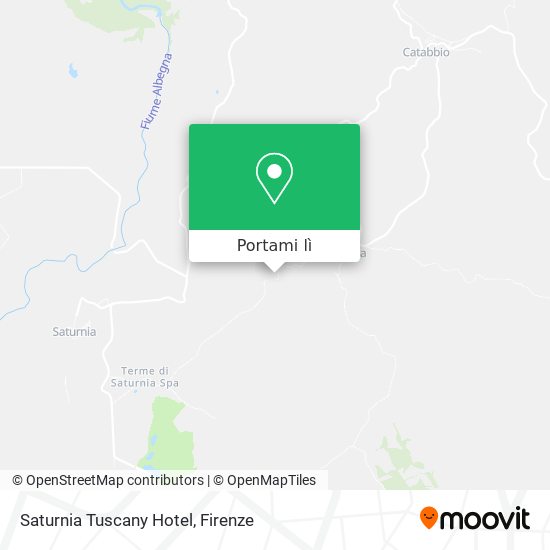 Mappa Saturnia Tuscany Hotel