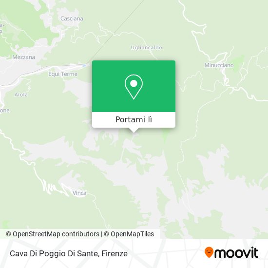 Mappa Cava Di Poggio Di Sante