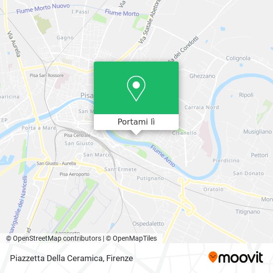 Mappa Piazzetta Della Ceramica