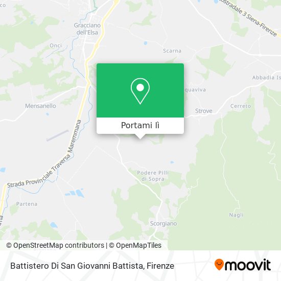 Mappa Battistero Di San Giovanni Battista