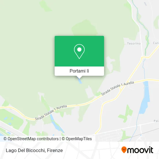 Mappa Lago Del Bicocchi