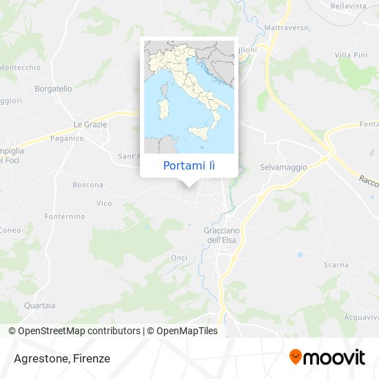 Mappa Agrestone