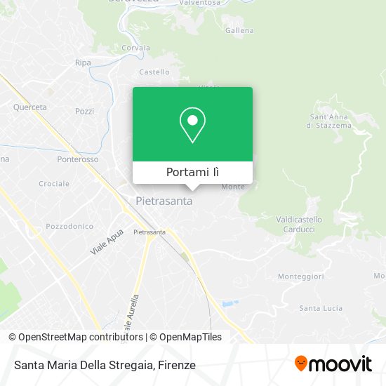 Mappa Santa Maria Della Stregaia