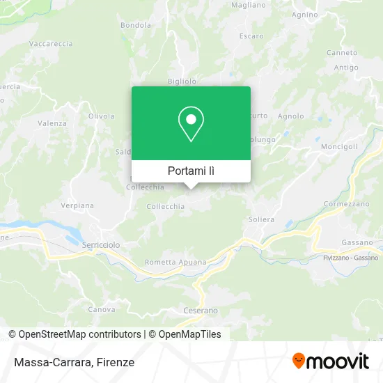 Mappa Massa-Carrara
