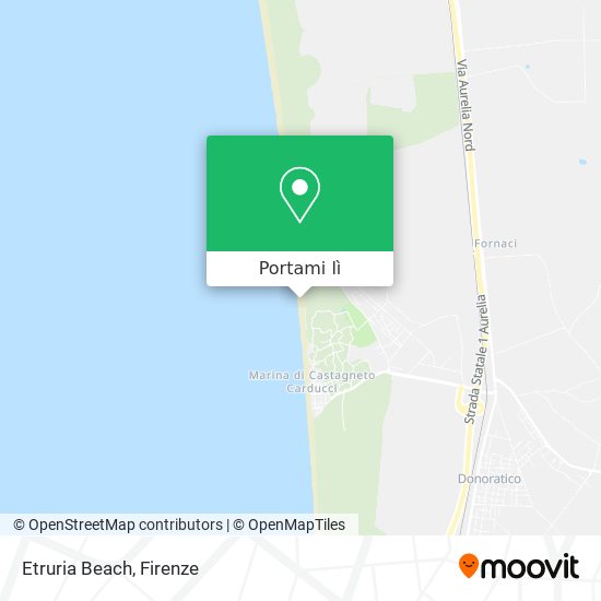 Mappa Etruria Beach