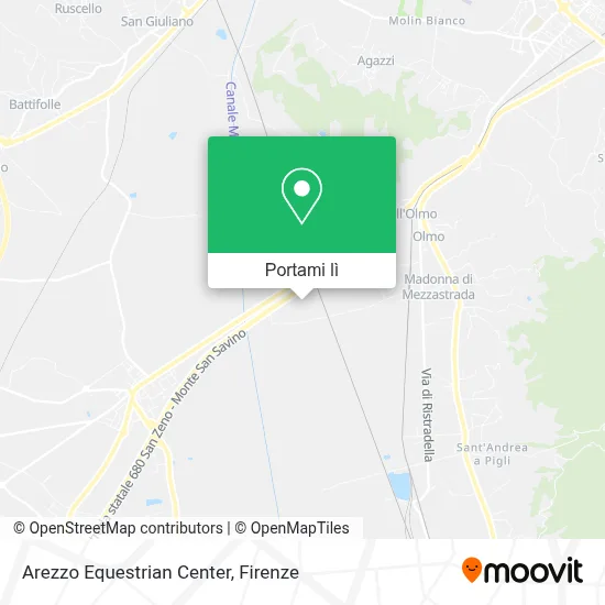 Mappa Arezzo Equestrian Center