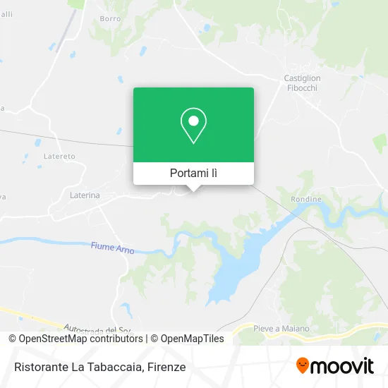 Mappa Ristorante La Tabaccaia