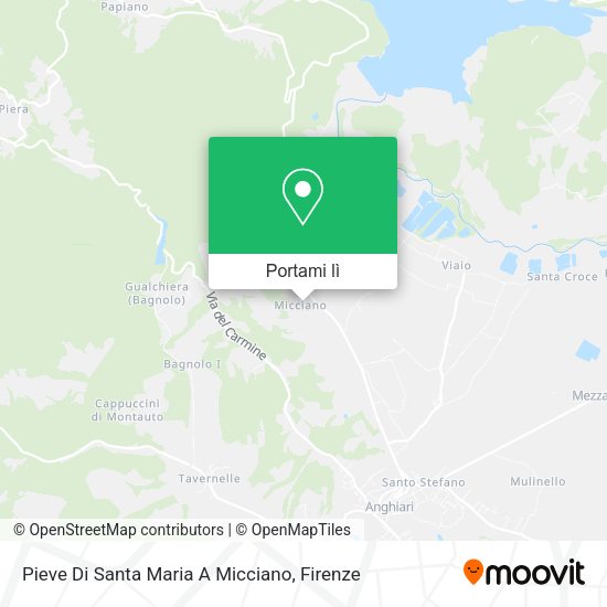 Mappa Pieve Di Santa Maria A Micciano