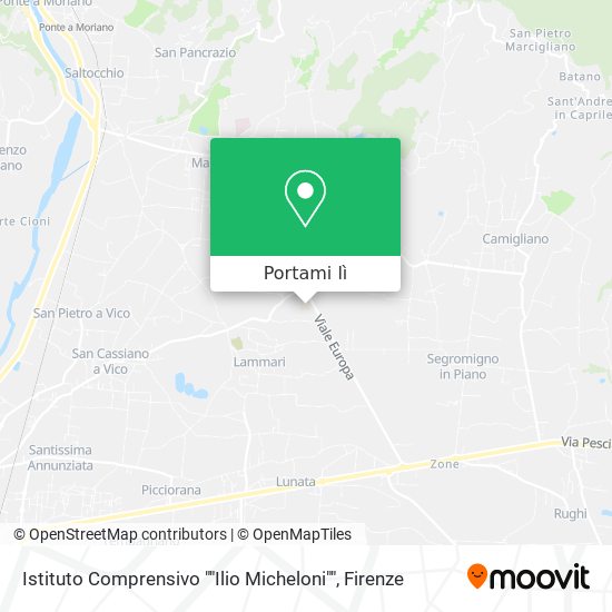 Mappa Istituto Comprensivo ""Ilio Micheloni""