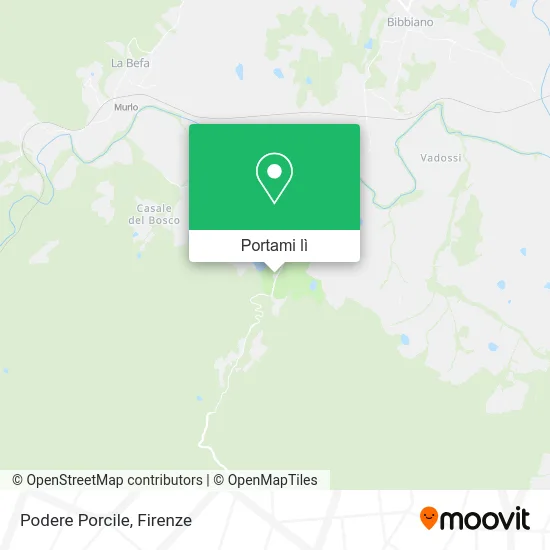 Mappa Podere Porcile