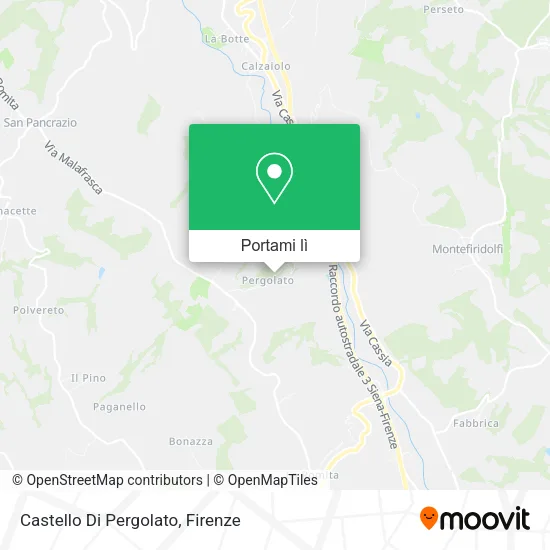 Mappa Castello Di Pergolato