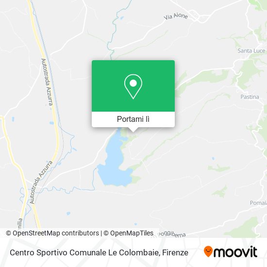 Mappa Centro Sportivo Comunale Le Colombaie