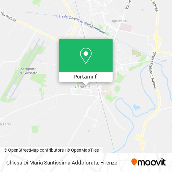 Mappa Chiesa Di Maria Santissima Addolorata
