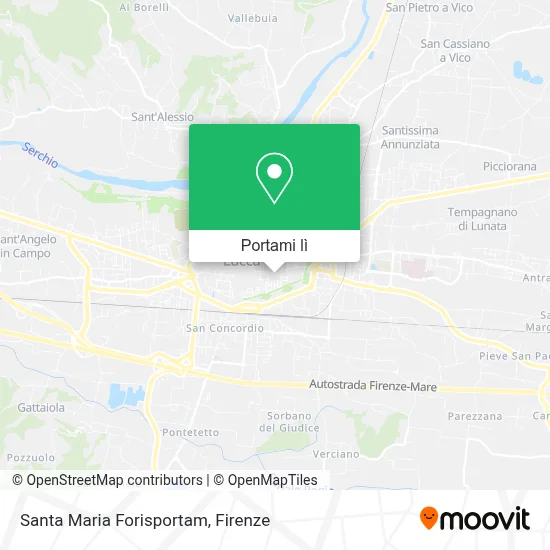 Mappa Santa Maria Forisportam