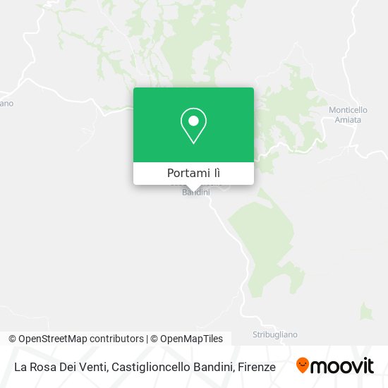 Mappa La Rosa Dei Venti, Castiglioncello Bandini