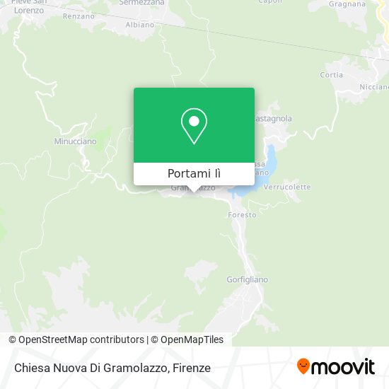 Mappa Chiesa Nuova Di Gramolazzo