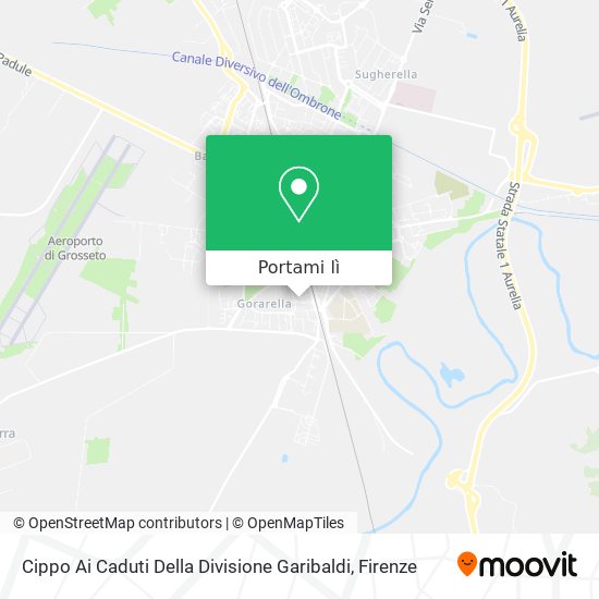 Mappa Cippo Ai Caduti Della Divisione Garibaldi