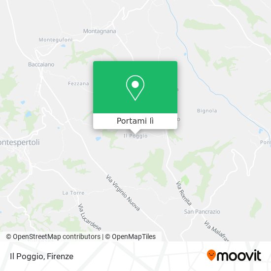 Mappa Il Poggio