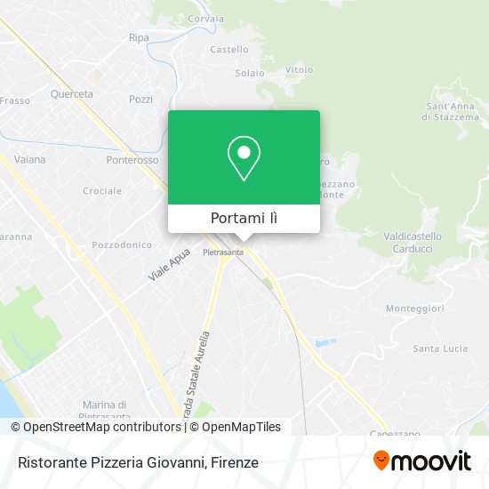 Mappa Ristorante Pizzeria Giovanni