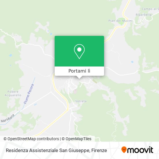 Mappa Residenza Assistenziale San Giuseppe