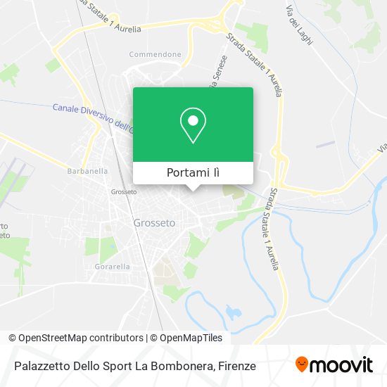 Mappa Palazzetto Dello Sport La Bombonera