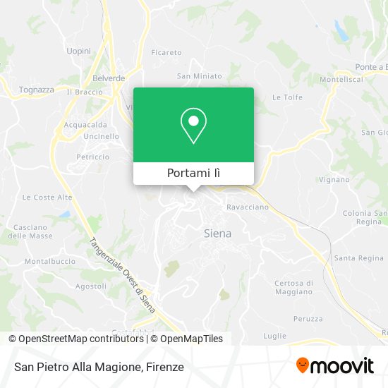 Mappa San Pietro Alla Magione